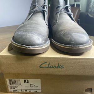Clark's Bushacre 2 Grey Leather